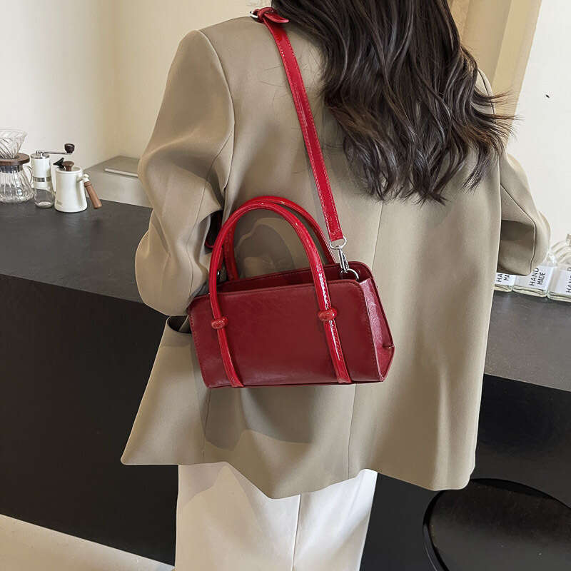 Designer Bags Boston Bag Color-Block Handbag for Women Fashion Versatile Pillow Bags Shoulder Crossbody Small Square Bag