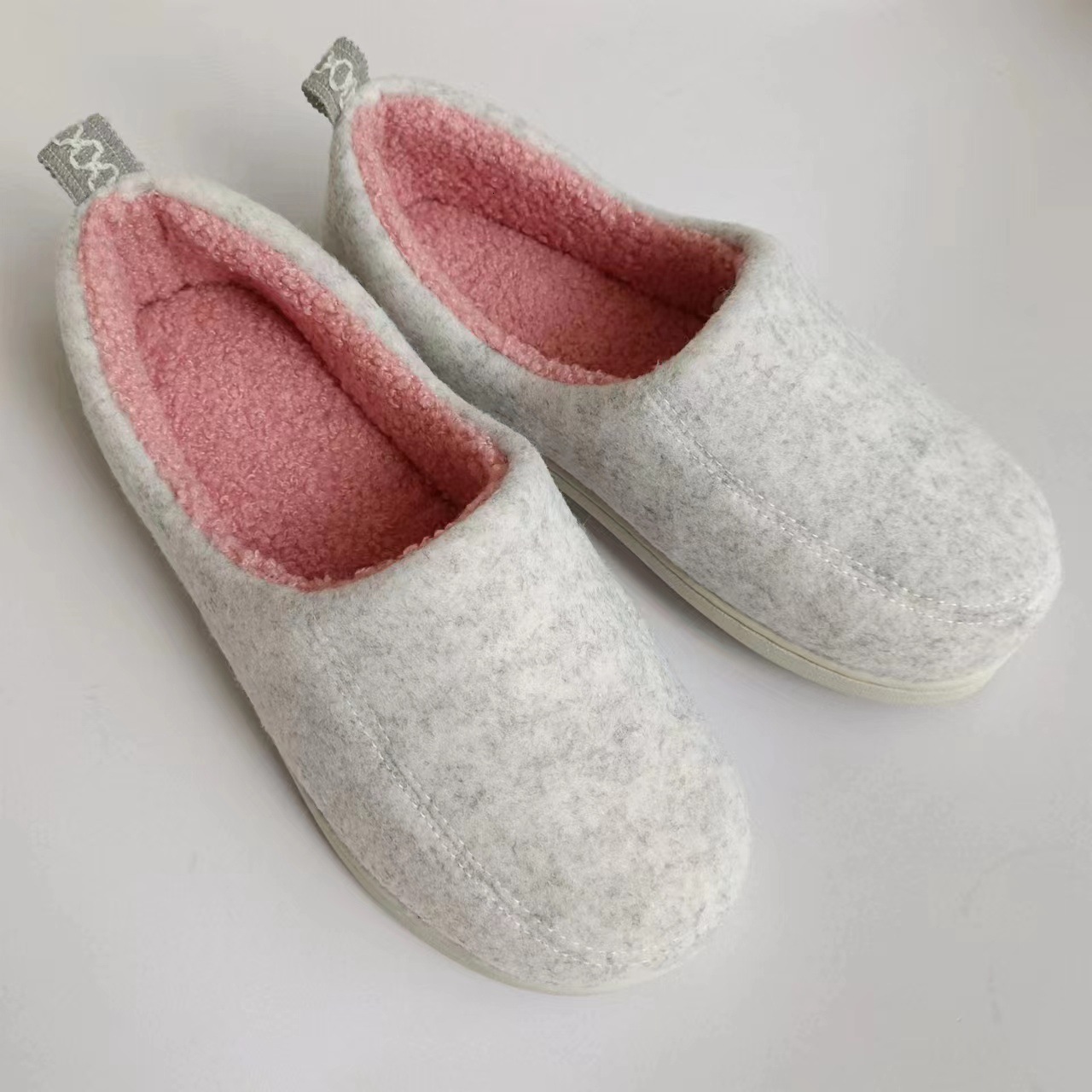 Cotton Felt Surface Teddy Warm Autumn Winter Home Office Indoor and Outdoor Silent Non-Slip Closed-Back Maternity Shoes ddmymarket