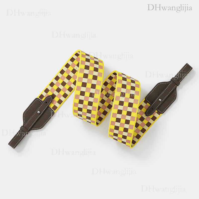 DH Luggage Accessories Acrylic Plaid Shoulder for Evelyn Lindy Basket Bag, Pig Nose Bag Replacement Strap