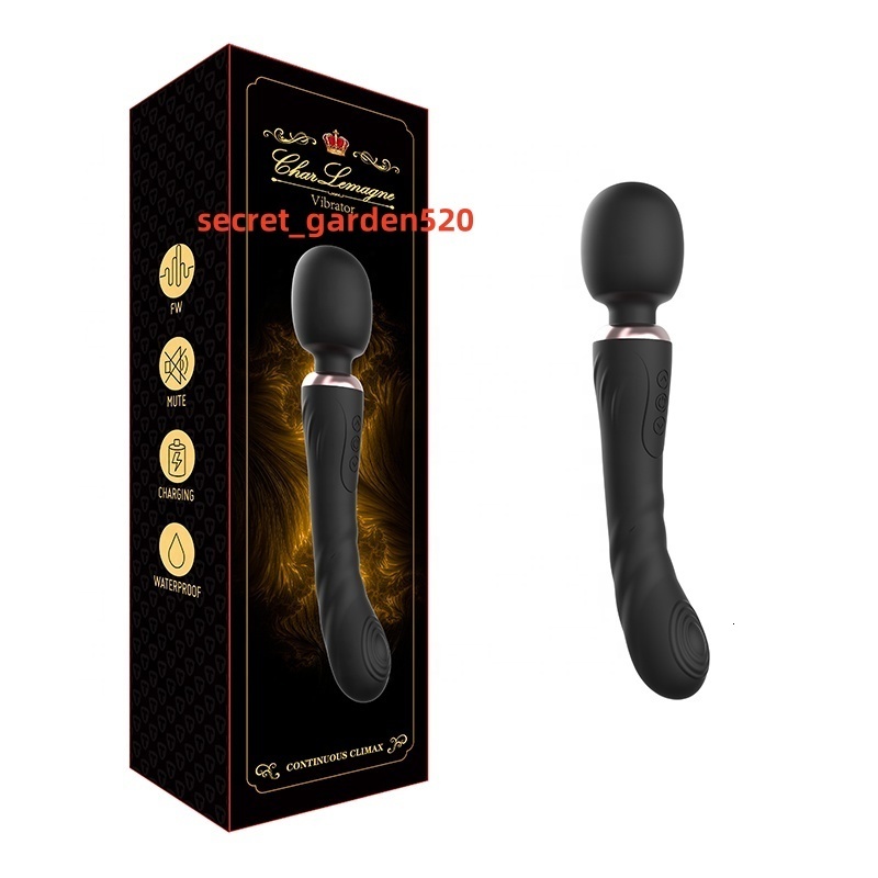 Girlspower DualHead Rechargeable AV Wand Vibrating Female SelfPleasure Device for GSpot Clitoral Stimulation Adult Novel