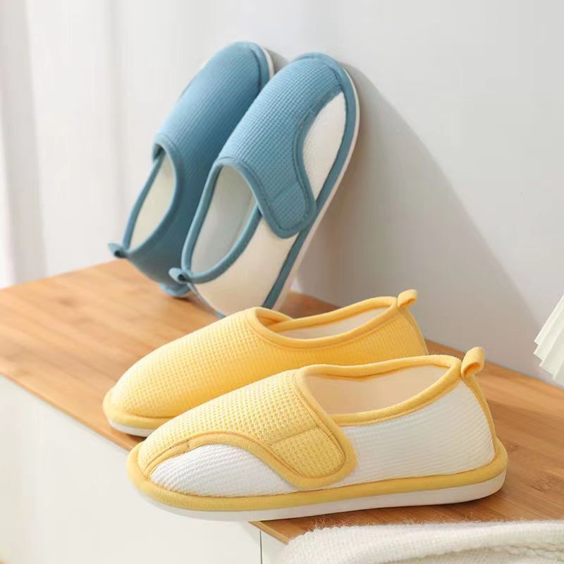 Adult Non-Slip Soft Sole Indoor Early Education Cool Silicone Magic Tape Adjustable Summer Thin Maternity Shoes ddmymarket