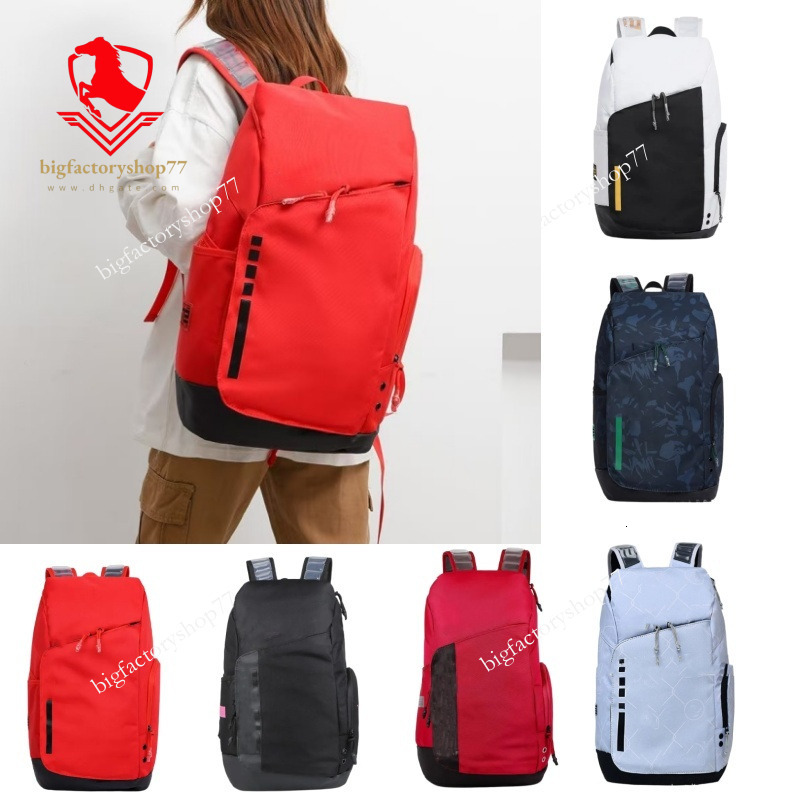 Elite Backpack Cushion Sports Backpack Air Cushion Niki Elite Bag Travel Bags Basketball Backpack Waterproof Outdoor Back Pack Laptop School Bag Black