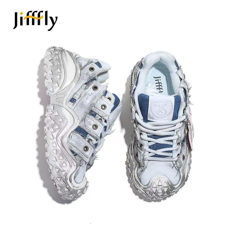 Jifffly Designer Women's Shoes 2025 Autumn/winter New Trendy Versatile Sneakers Casual And Sporty Dad Shoes With Tires Luxury Soles Luxury Soft S