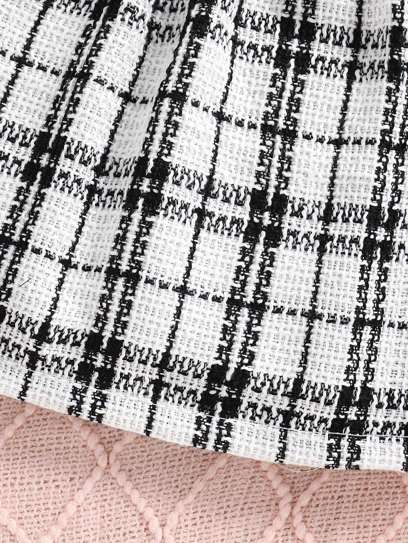 New Girls 3Piece Tartan Suit Set Spring Autumn Formal Dress Casual Vest Pants for Banquet Party L2509263A1F