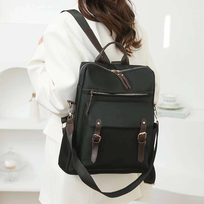 Fashion Rucksack Women Shoulder Bag High Quality Waterproof Nylon Back Pack Purse Large Capacity Backpack for College Students