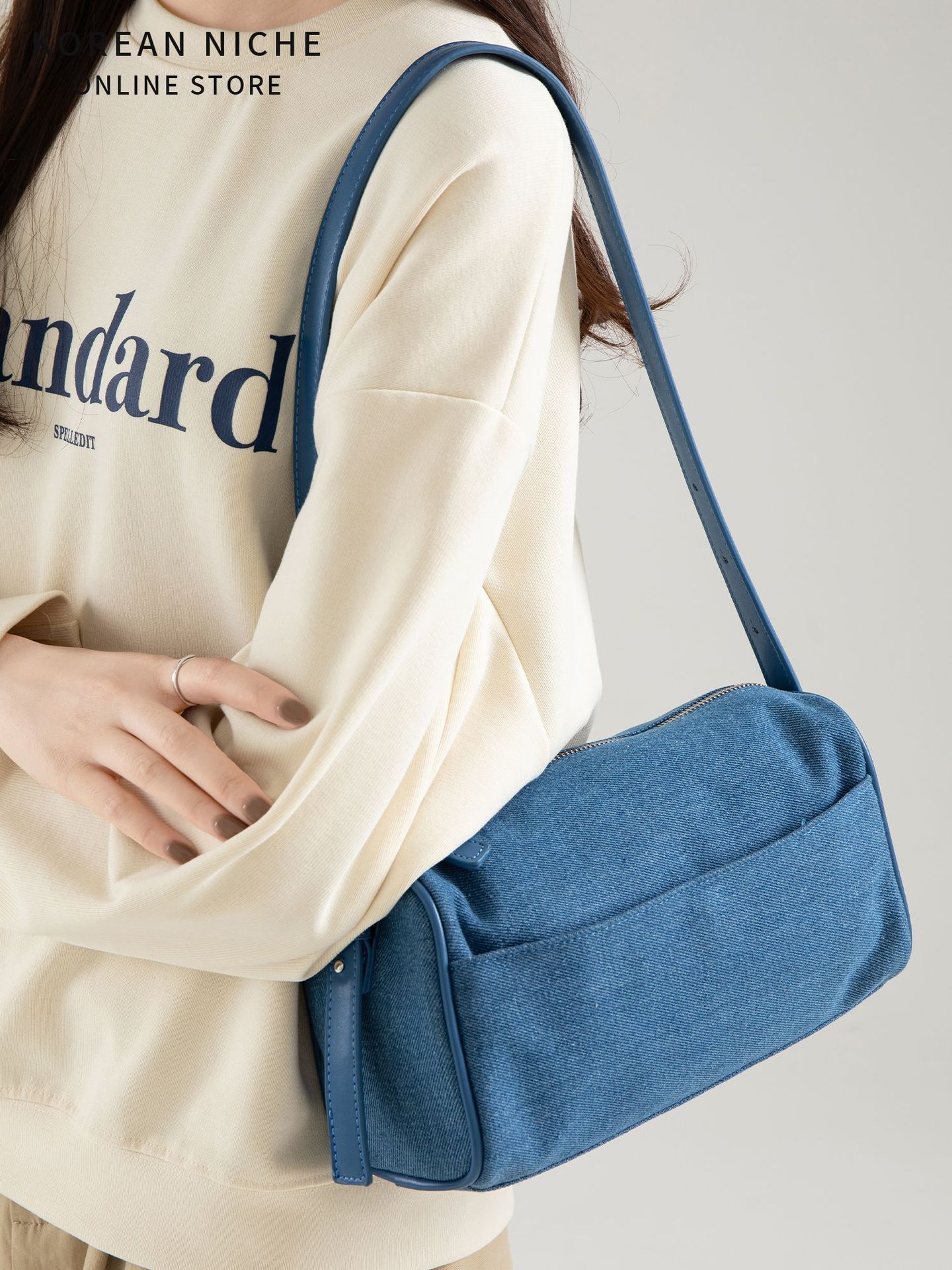 Pillow For Women 2025 New Style Casual, Niche Fashionable Korean Version Simple And Versatile One-Shoulder Bag Trendy