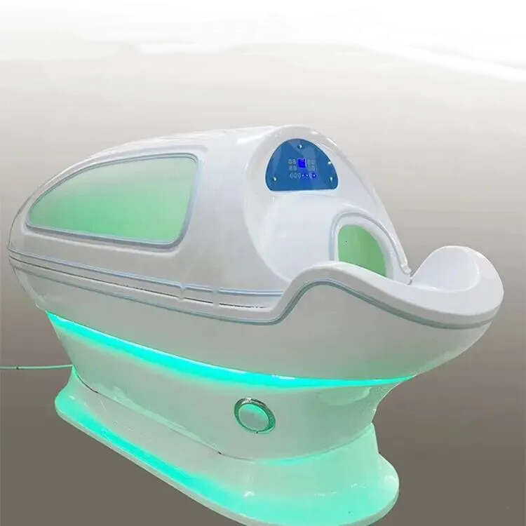 Touch Screen LED Light Ozone Infrared Weight Loss Full-body Steam Sauna With Energy Herbal Capsule China Manufacturer