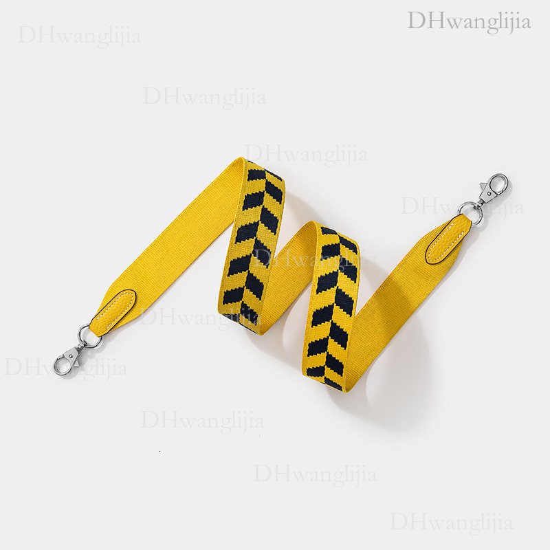 DH Luggage Accessories Women's Same Style Fashion Square Color-Block Jacquard Wide Kelly Single Shoulder Crossbody Bag Strap