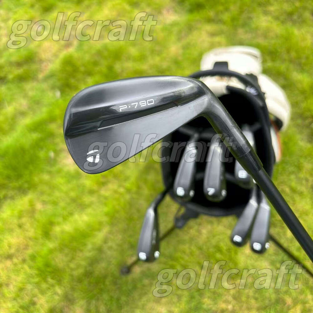 Golf Clubs 2025 P790 Irons black 4-9P-R/S Flex Steel Shaft with Head Cover The 5generations Latest version Brand New Iron golfcraft
