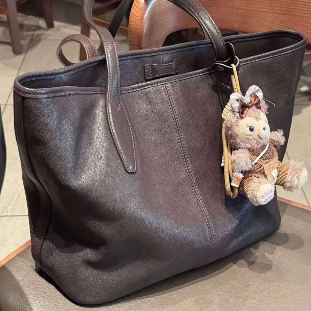 designer bag Luxury bag Vegetable-Tanned Sheepskin Tote Bag for Women, Large Capacity Commuter Genuine Leather Casual Shoulder Bag, New Model