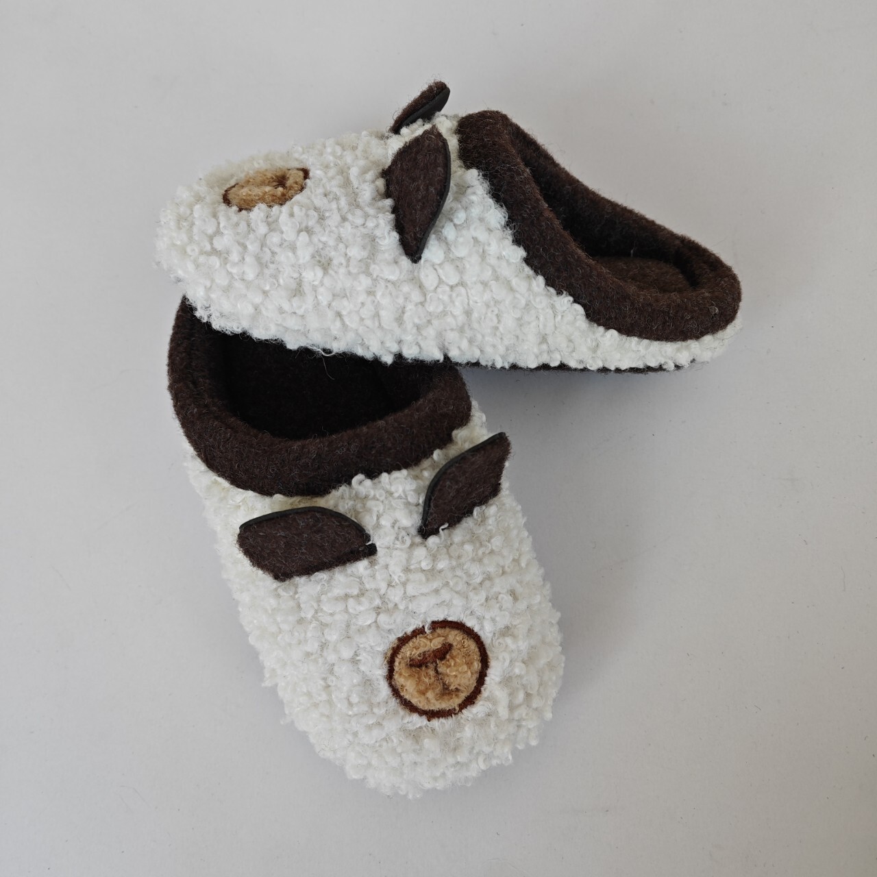 Teddy Velvet Silent Toy Shoes ddmymarket