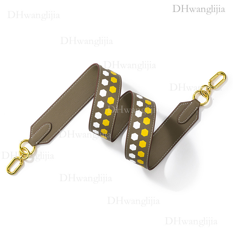 DH Luggage Accessories Women's Same Polka Dot Print Palm Pattern Shoulder Kelly Evelyn Modified Bag Wide Strap Light Luxury Style