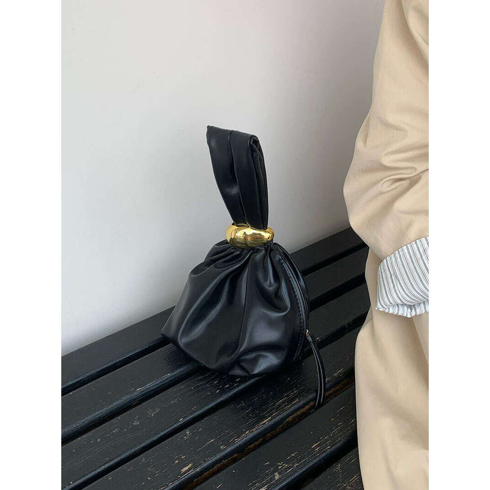 Best Seller Designer 2025 Versatile Pleated Cloud For Women, Textured Niche Design Handbag, Ins Popular Commuter Small Tote Bag