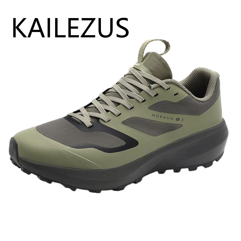 KAILEZUS New Designer Outdoor Sports Shoes Breathable Hiking Rotating Button Hiking Shoes Luxurious Casual Travel Shoes High-quality Labor Protection 