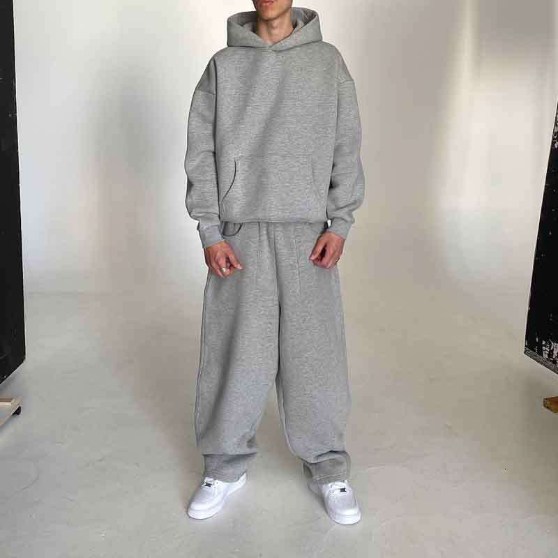 2025 Street Casual Simple Fashion Solid Color Loose Sweatpants Men's Long Pants