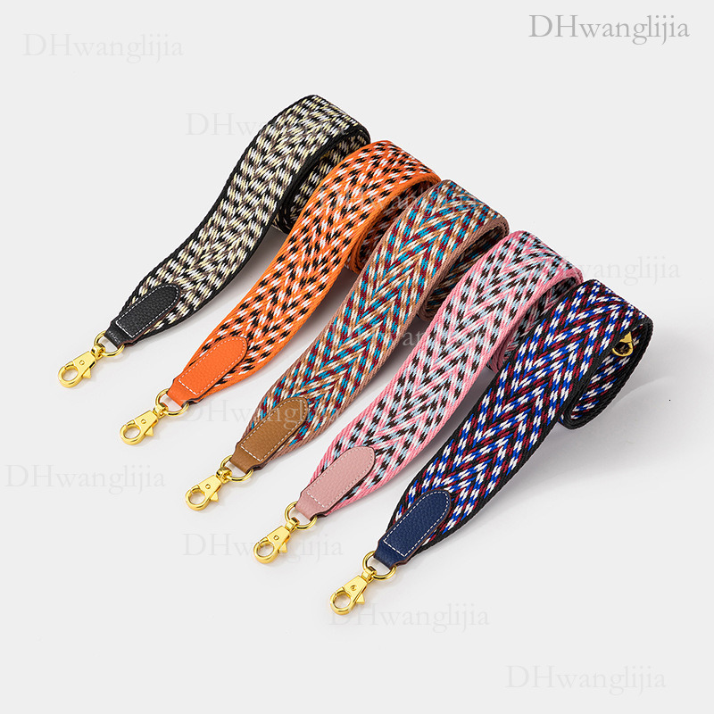 DH Luggage Accessories DH Luggage Accessories Fashion Floral Woven Wide Kelly Evelyn Single Shoulder Crossbody Bag Replacement Strap
