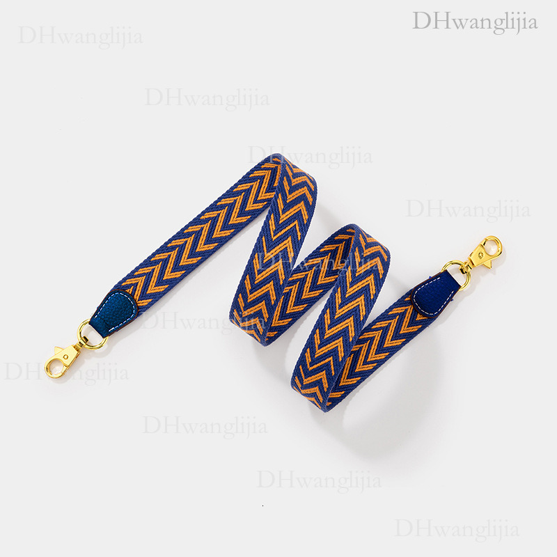 DH Luggage Accessories Cotton Thread Webbing Twill Thin Kelly Evelyn Single Crossbody Bag Wide Shoulder Strap