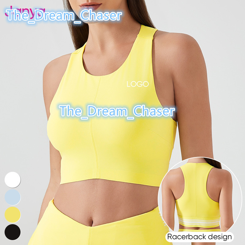 Janya 2025 Women Breathable High Neck Racerback Removable Pads Workout Gym Fitness Tank Top High Support Yoga Sports Bra Adults
