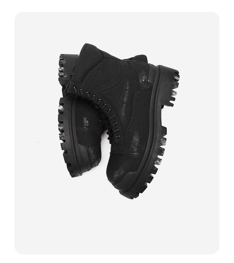 Elegant retro British workwear style men's Martin footwear - durable winter collection