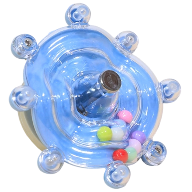 Parrot toys relieve boredom self fun flying saucer gnawing spinning wheel puzzle tiger skin peony small sun special bird toys complete collection