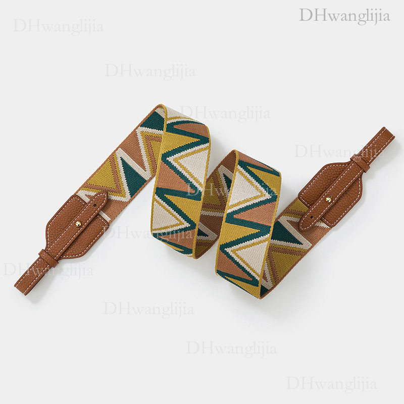 DH Luggage Accessories DH Luggage Accessories New Jacquard Woven Wide Shoulder Suitable for Basket Lindy Pig Nose Bags, Replacement Bag Strap