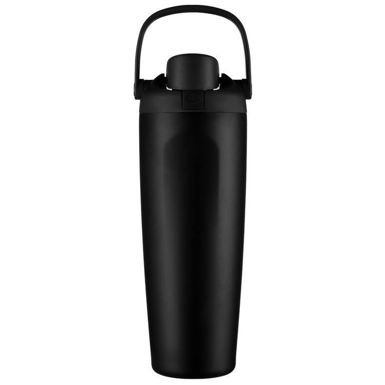 30oz Insulated Stainless Steel Water Bottle with Two-Way Spout, Built-In Straw and Bucket Handle, Made for Travel, School, and Sports, 30oz, BPA Free,