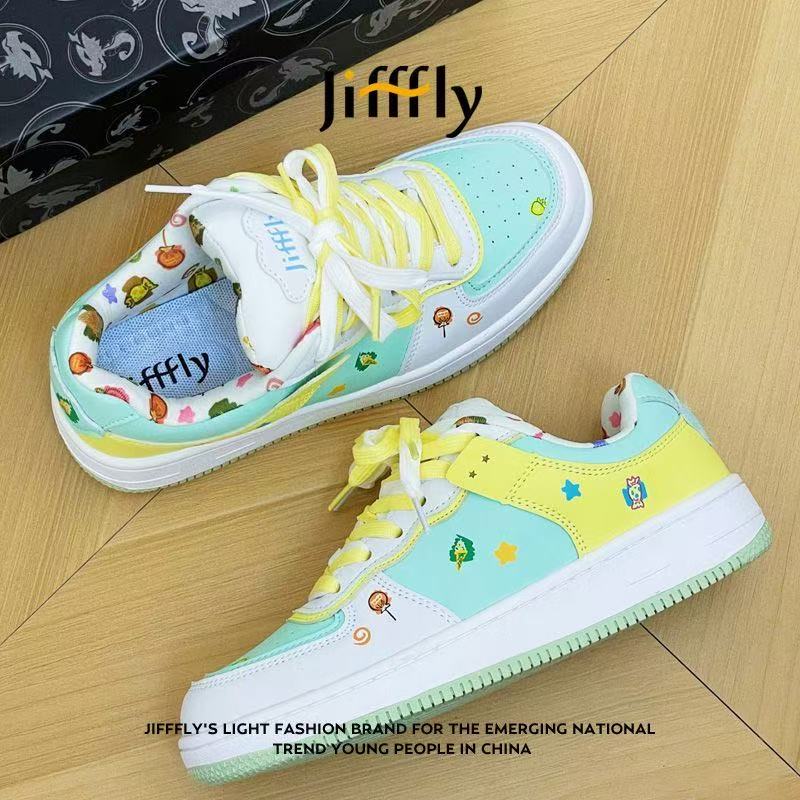Jifffly women's shoes 2025 autumn and winter campus style students all-match ins trend sports shoes increase height thick bottom to show leg leng