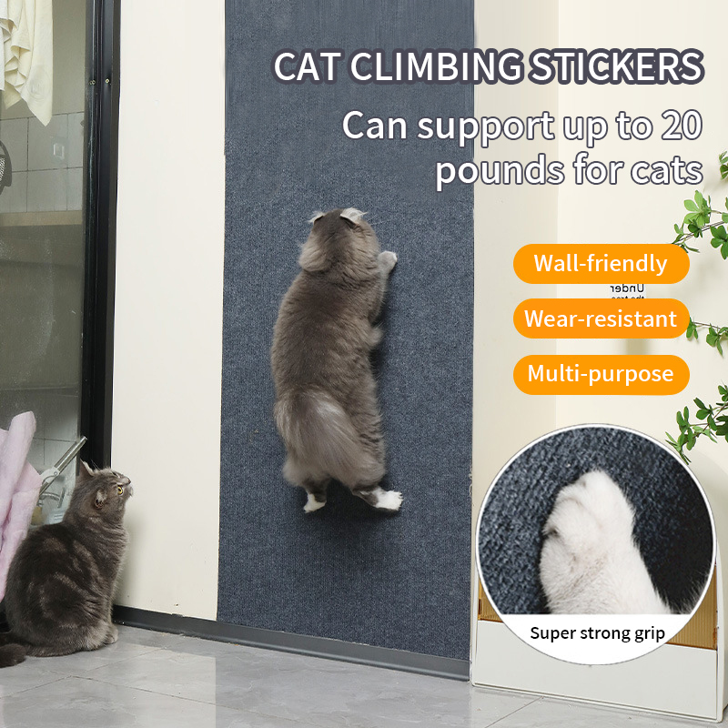 Anti cat scratch sofa protection sticker leather fabric furniture cat scratch pad can be cut self-adhesive repair sofa cat scratch board wall sticker