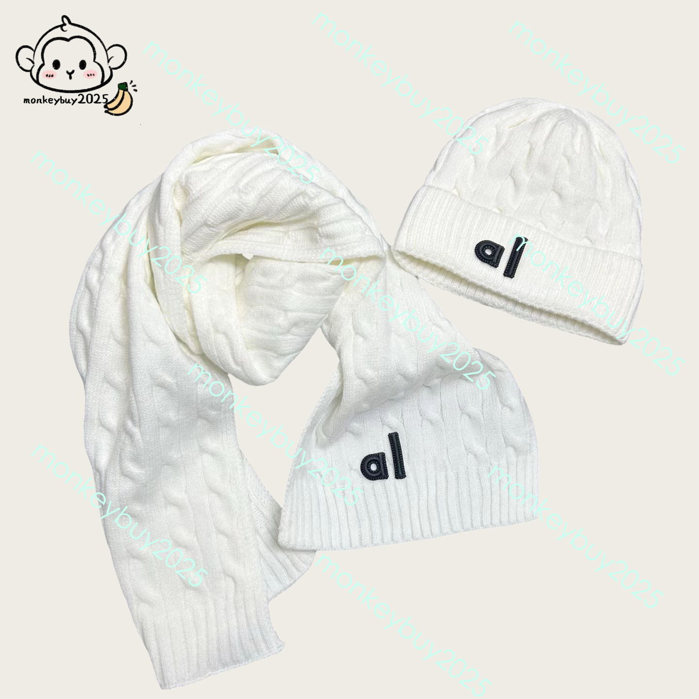 Designer AAA Scarf Hat Two-piece Set Fashionable And Beautiful Designer Loves Designer Women Men Gloves Letter Winter a1