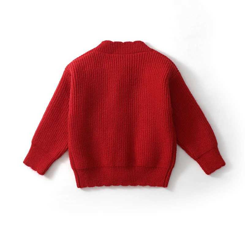 2pcs Autumn Kids Girl Clothes Newest Red Knitted Sweater Cardigan Coat Butterfly Girls Princess DressPleated Skirt Girl Costume L250926Y3J3