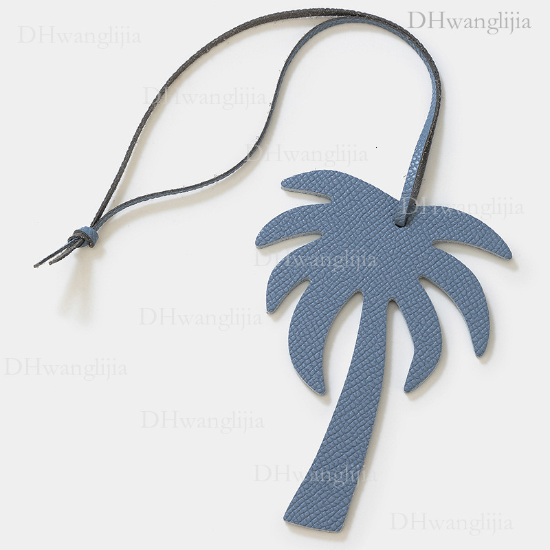 DH Luggage Accessories Live Exclusive New Creative Coconut Tree Leather Accessories Bag Car Key Small Pendant