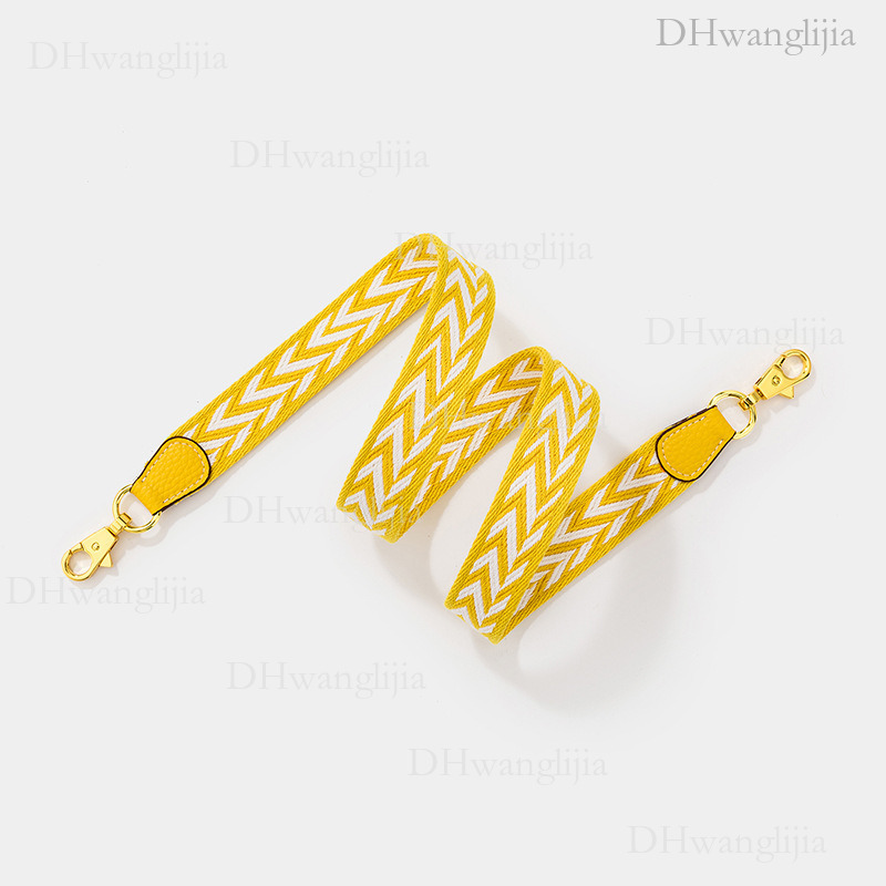 DH Luggage Accessories Cotton Thread Webbing Twill Thin Kelly Evelyn Single Crossbody Bag Wide Shoulder Strap