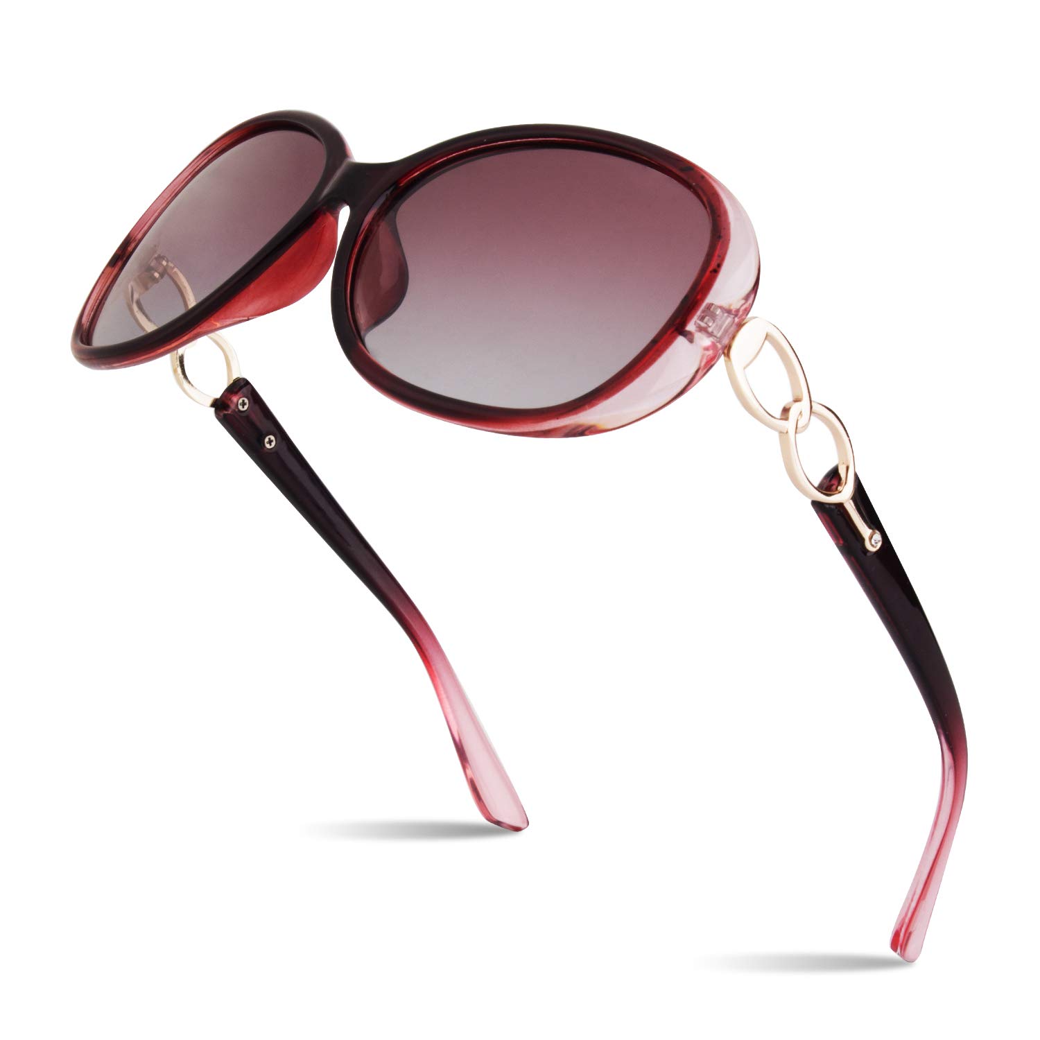 Sunglasses Womens Polarized Trendy Oversized Sun Glasses Fashion Ladies Shades 100% UV400