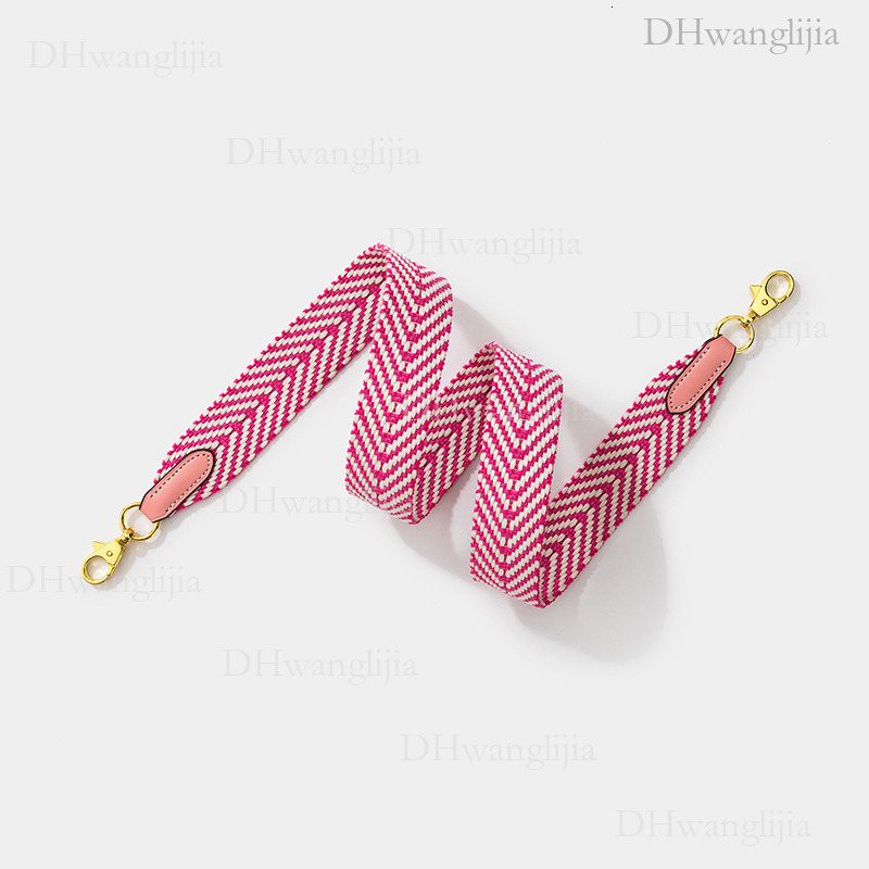 DH Luggage Accessories New Fashionable Woven Wide Kelly Evelyn Single Shoulder Crossbody Bag Replacement Strap