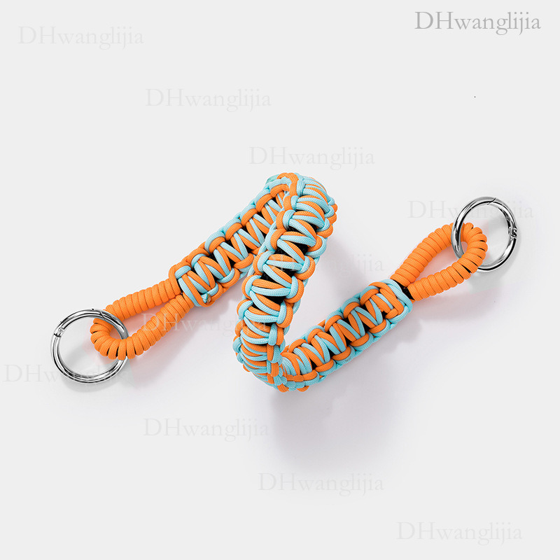 DH Luggage Accessories New Korean Fashion Color-Block Rope Woven Wide Large Hardware Round Buckle Bucket Single Shoulder Underarm Bag Universal Strap