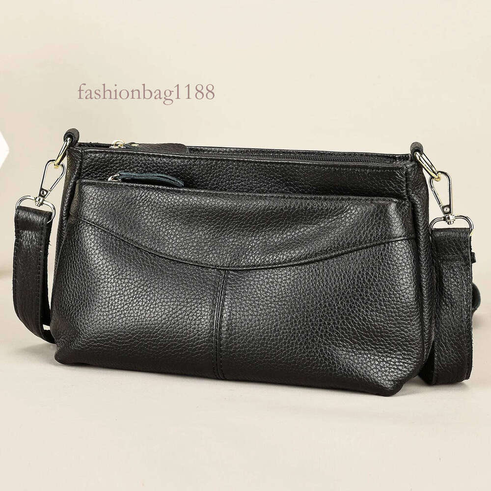 Genuine Leather Women's High Quality Women Crossbody Bag Trendy Designer Cowhide Female Shoulder Bags