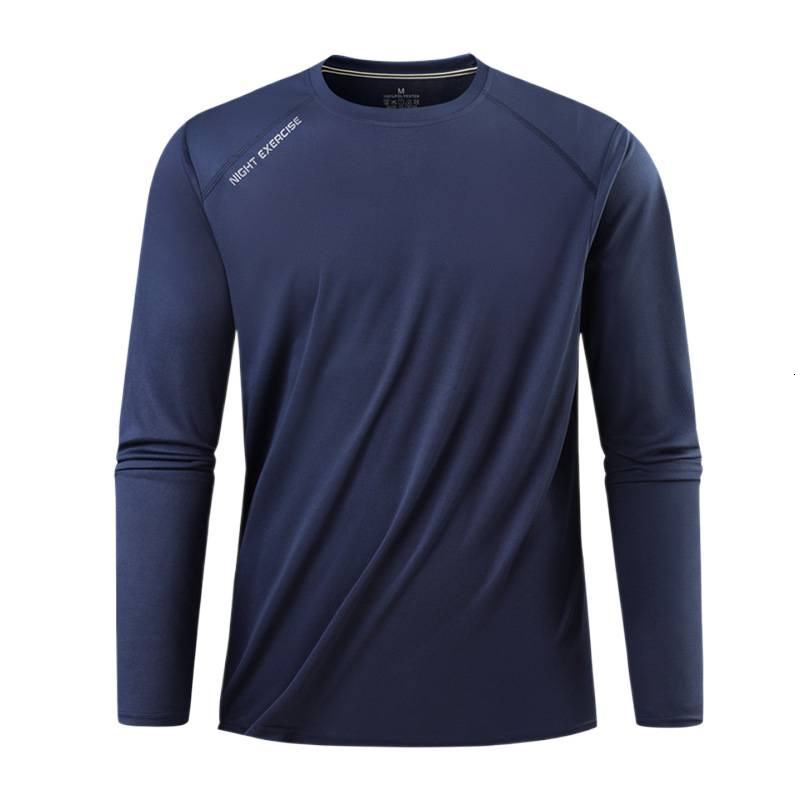 Quick-Dry T-Shirt for Men, Sports Casual 2025 New Autumn Winter Running Fitness Top, Round Neck Base Shirt, Breathable