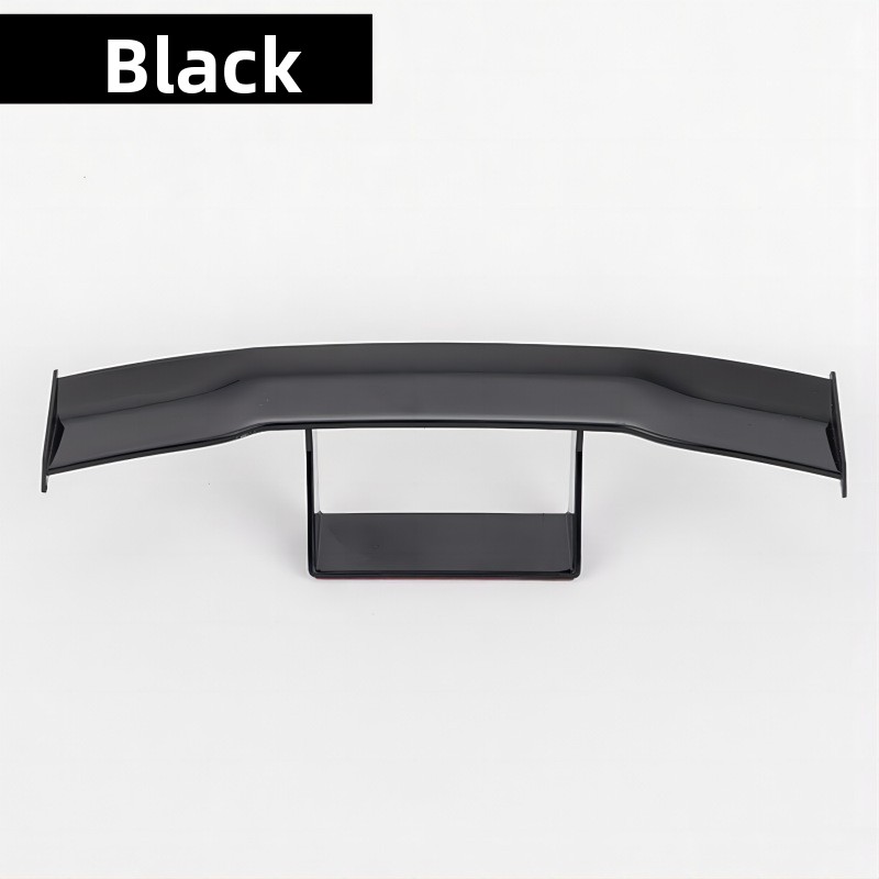 Universal Mini GT Spoiler for Car Exterior Rear Modification - No Drilling, Adhesive Mount, Stylish Decorative Rear Wing for Cars-NO14