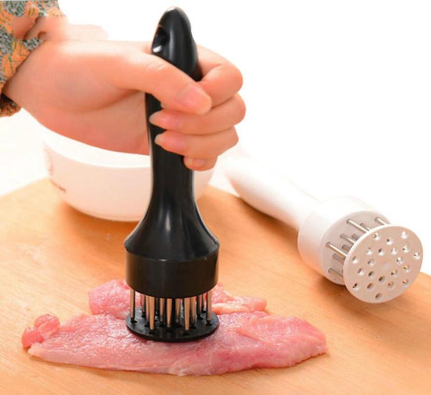 Meat Tenderizer Ultra Sharp Needle Stainless Steel Blades Kitchen Tool for Steak Pork Beef Fish Tenderness Cookware1754720