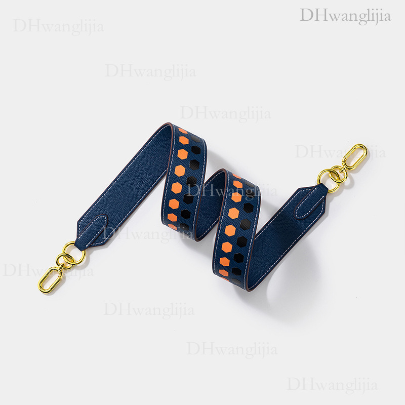 DH Luggage Accessories Women's Same Polka Dot Print Palm Pattern Shoulder Kelly Evelyn Modified Bag Wide Strap Light Luxury Style