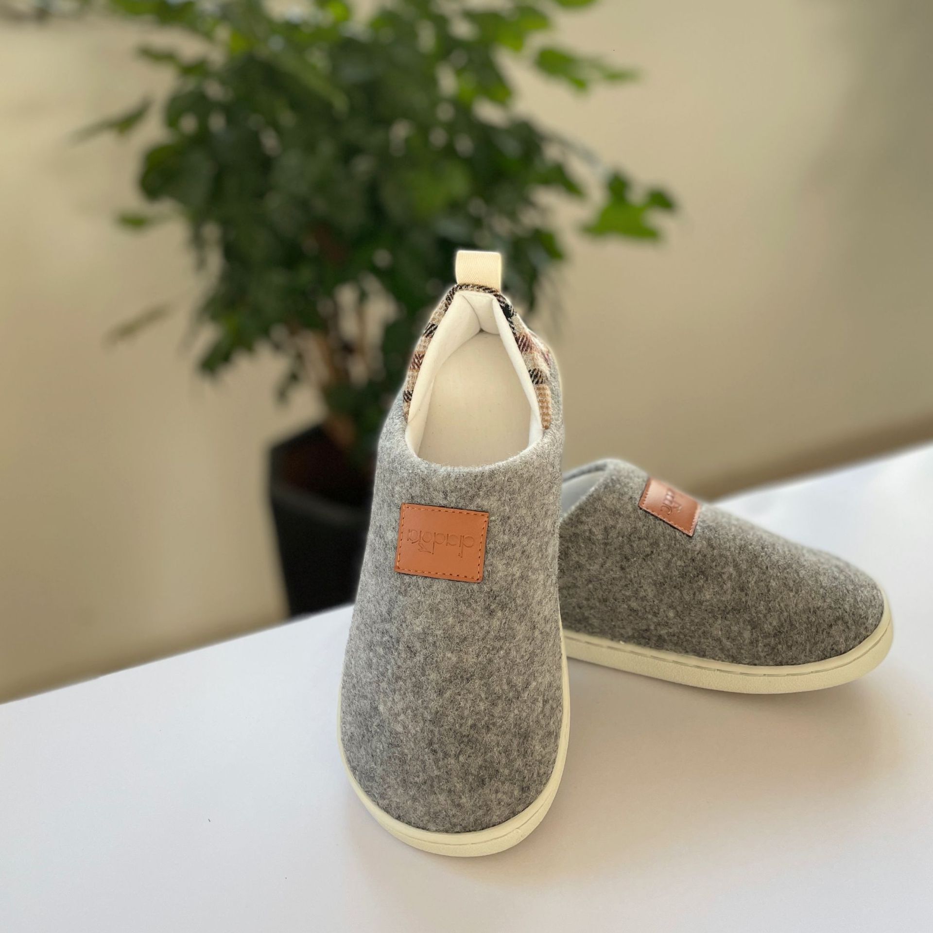 Felt Maternity Cotton Elderly Shoes Warm Breathable Men's Slippers Indoor and Outdoor Dual-use Four Seasons Style ddmymarket