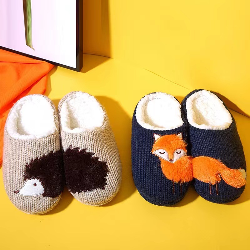 Winter New Cotton for Women, Moon Clock Couple Indoor Warm Slippers ddmymarket