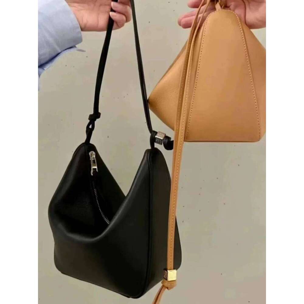 2024 New Genuine Leather-Underarm Fem Faion Small Cro Crossbody Bag Soft Leather Hobo Thin Single Oulder Ha...