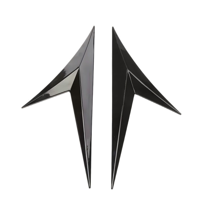 Universal Car Fender Blade Trim Shark Gills - Black Adhesive Body Decals, Stylish Exterior Modification Accessories-NO19