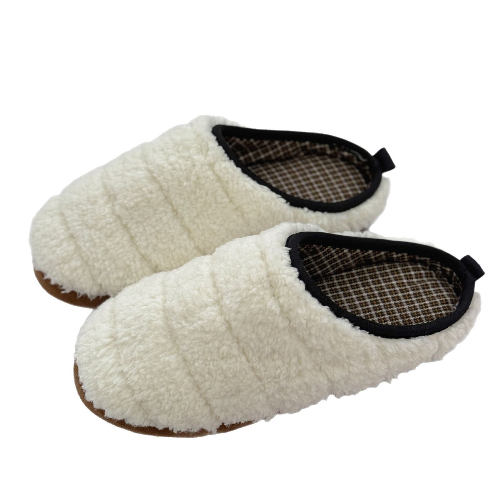 Silent Soft Sole Non-Slip Furry Lamb Wool Elastic Strap Elderly Home Cotton Slippers Warm Indoor ddmymarket