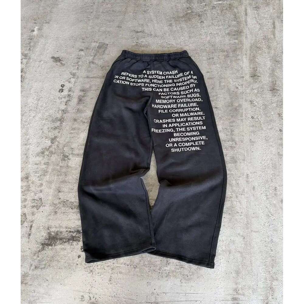 2025 New Straight-Leg Loose Wide-Leg Drawstring Hip-Hop Street Dance Pants