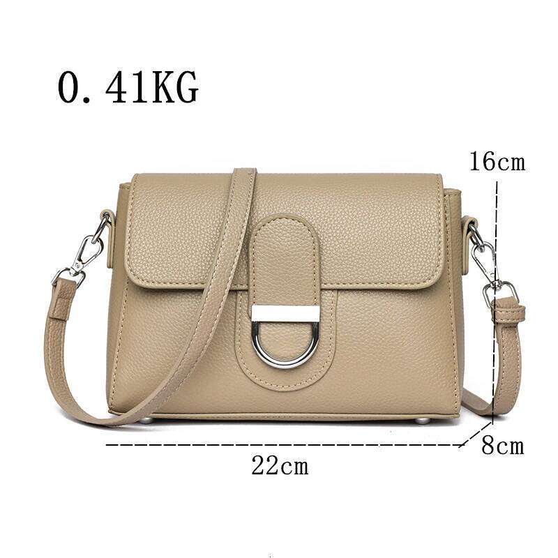 Designer Bags Brand Genuine Handbag Women Fashion High Quality Solid Color Cow Leather Shoulder Crossbody Bag Female Tote Bags Hot Selling
