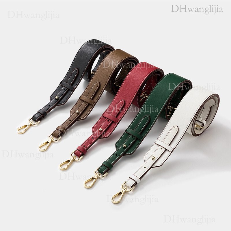 DH Luggage Accessories DH Luggage Accessories New Soft Cowhide Trendy Wide Universal Adjustable Length Single Shoulder Crossbody Bag Replacement Strap
