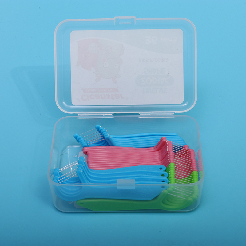 36-Count Portable Dental Floss Picks in Moisture-Proof, Dust-Proof Packaging with 12 Zodiac Animal Designs for Kids