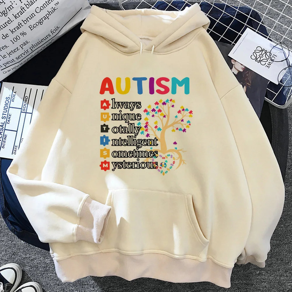 Autism hoodie comfortable graphic streetwear trendy women sweatshirts hoddie funny harajuku 250811m